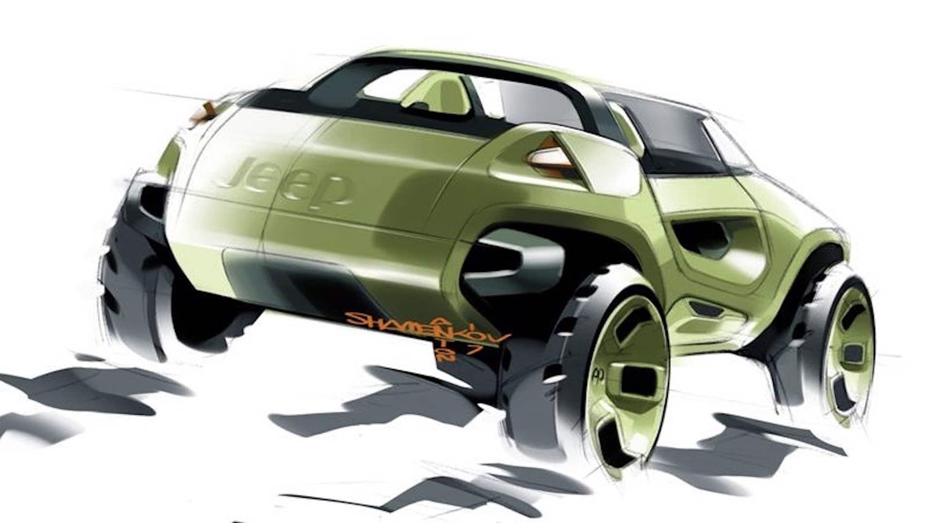 2008 Jeep Renegate Concept Sketch