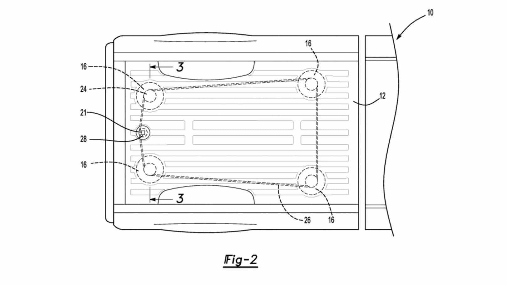 Pickup box with selectively actuated magnetic floor section 