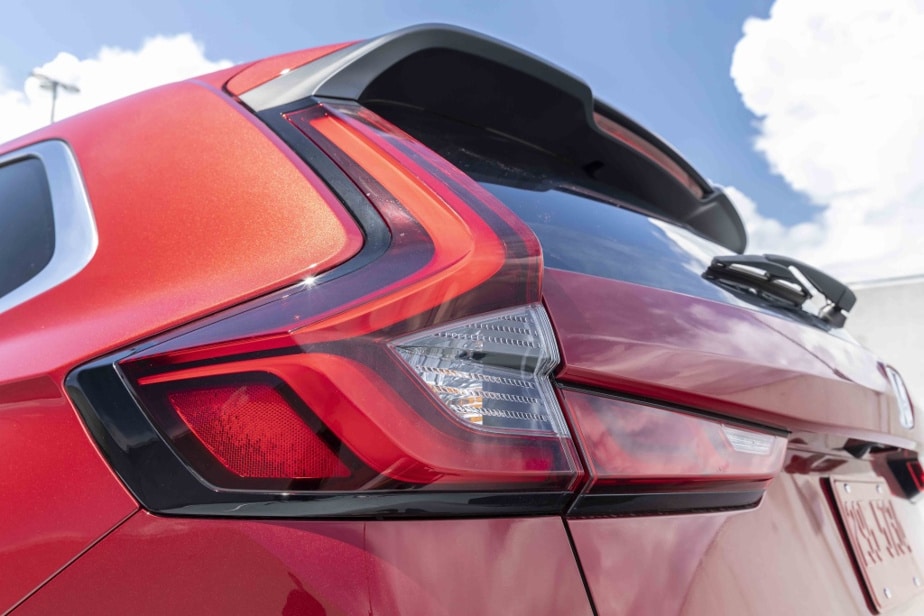 Detail of the rear part of the Honda CR-V