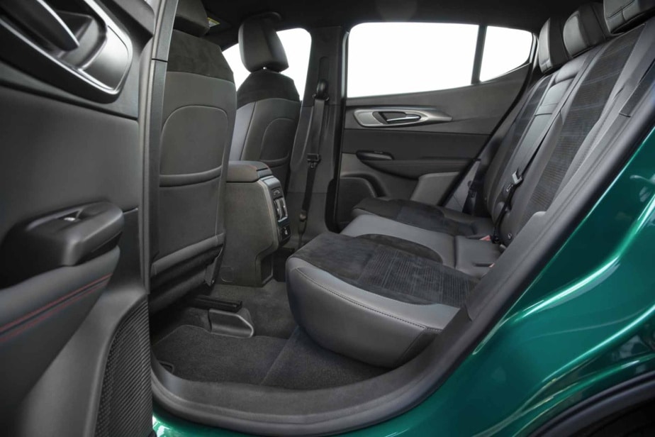 Note the difficult accessibility to the rear seats, the narrowness of the notches being here in question.