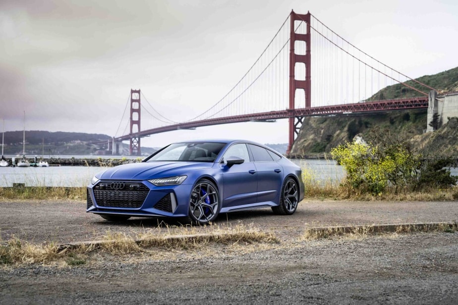 Produced in Germany, the Audi RS7 Performance is aimed at a wealthy clientele that does not completely disdain flashiness.