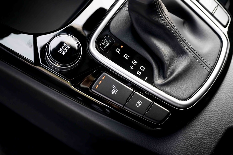 The Kia Seltos console