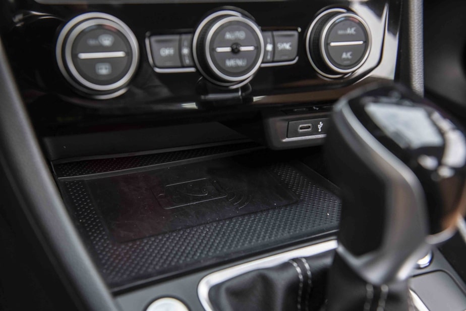 The controls of the Volkswagen Jetta