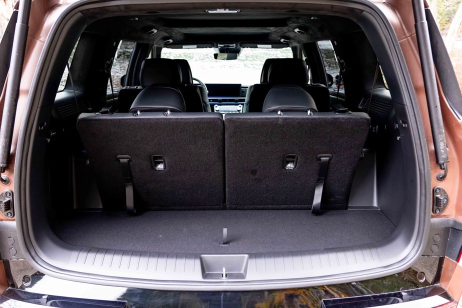 The trunk of the Hyundai Santa Fe