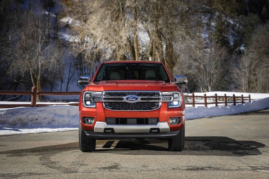 The Ranger is more imposing than before.  This results in more welcoming rear seats with more leg and knee room. 