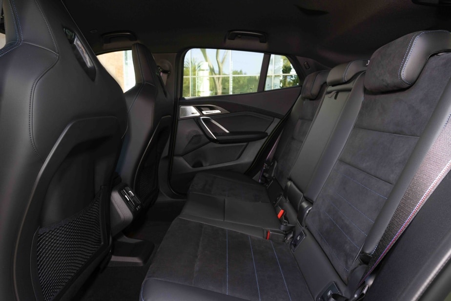 In the rear, passengers have a little more space (including headroom).