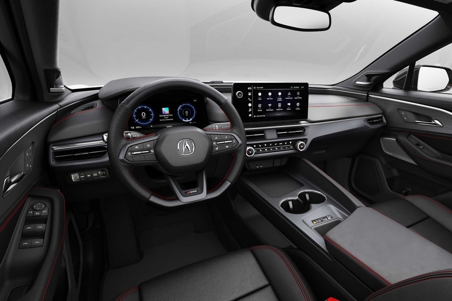 The interior of the Acura ZDX