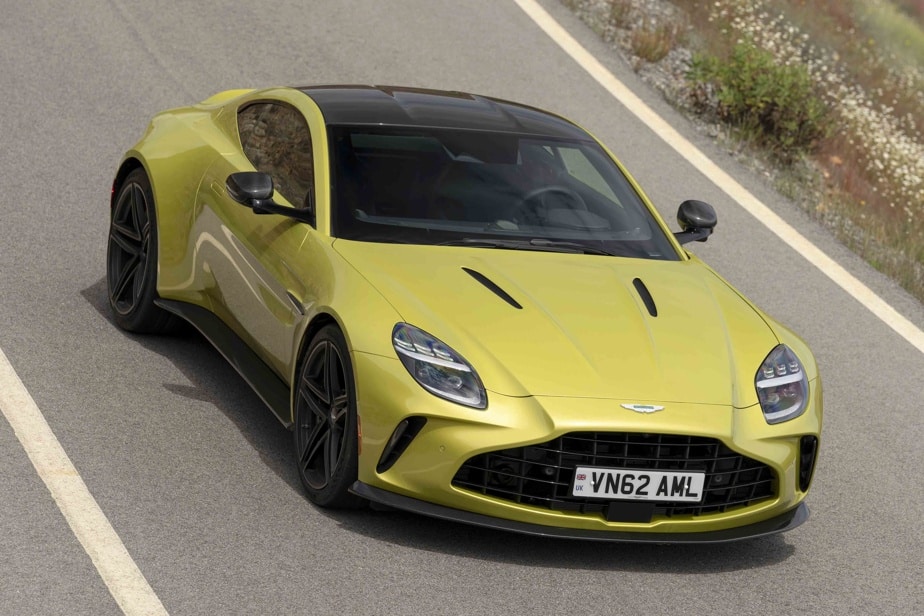 Despite a leap forward in terms of power, the Aston Martin Vantage is not much faster than the previous generation.