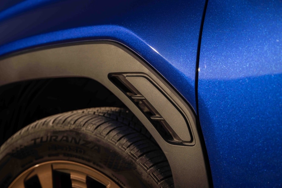 A detail of the Subaru Forester