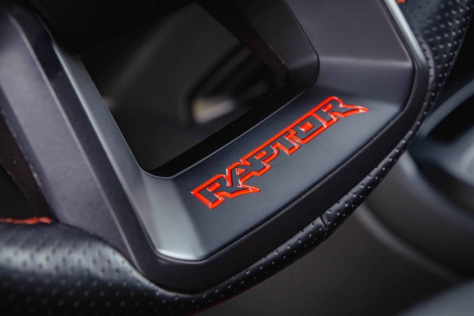 The Ford Ranger Raptor logo