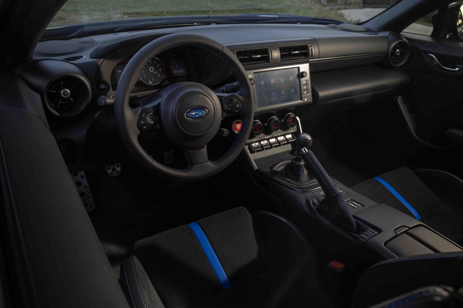 The interior of the Subaru BRZ