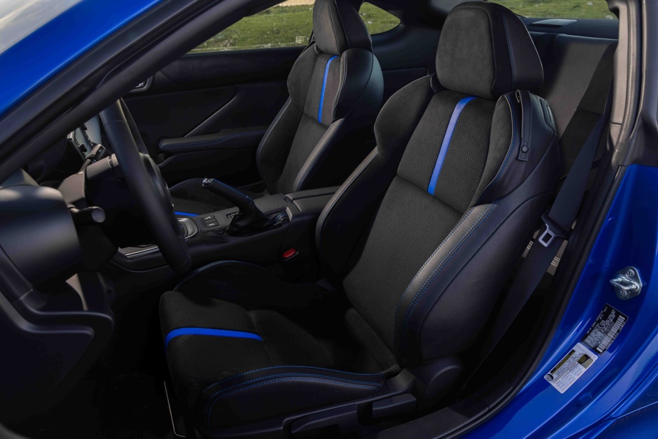 The interior of the Subaru BRZ