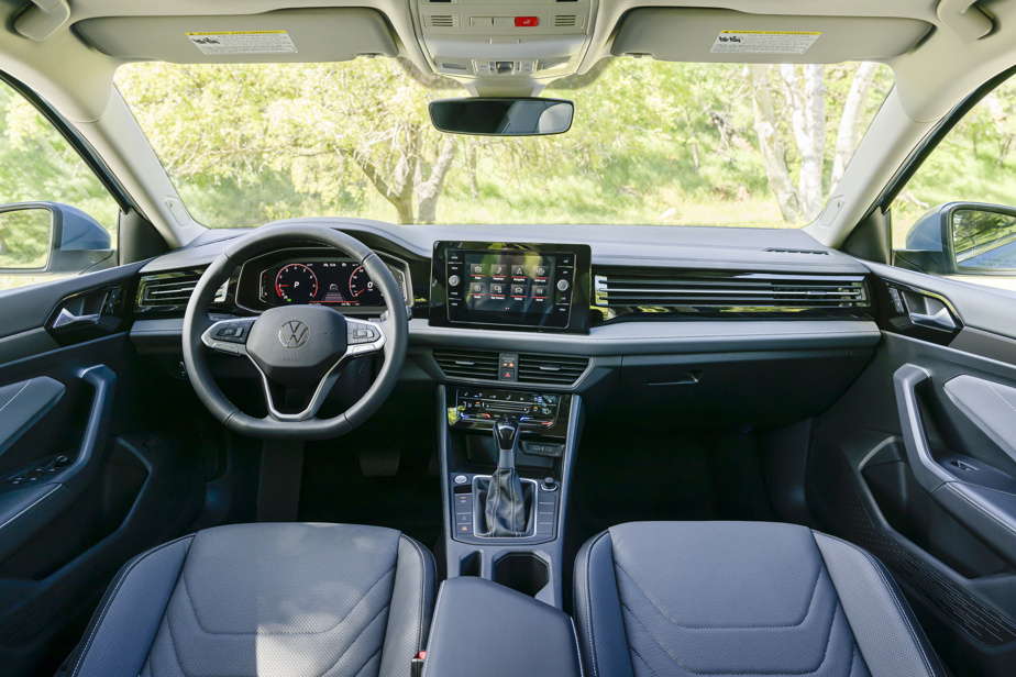 The interior of the Volkswagen Jetta