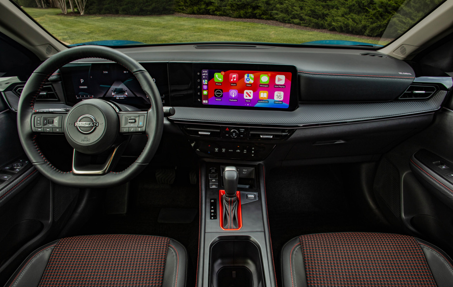 The interior of the Nissan Kicks