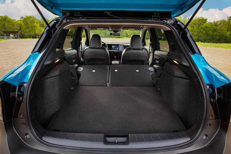 The trunk of the Nissan Kicks