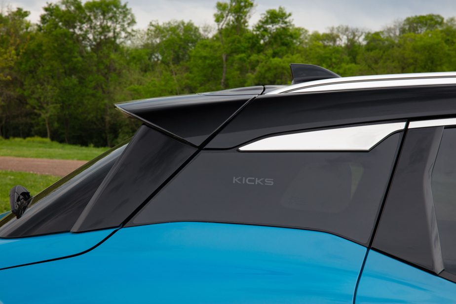 A detail of the Nissan Kicks