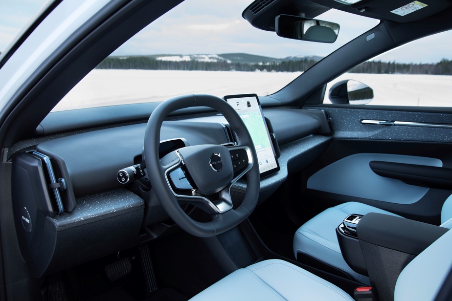 The interior of the Volvo EX30