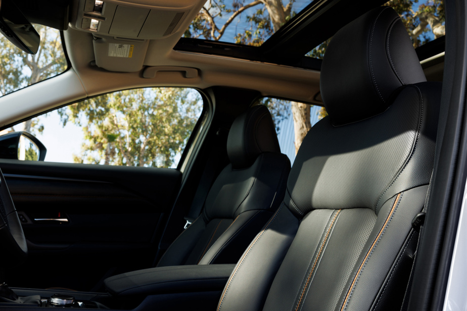 The front seats of the Mazda CX-50 hybrid